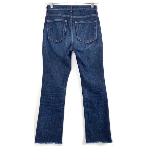 Everlane High Rise The Kick Crop Jean In Medium Washed - Picture 4 of 8